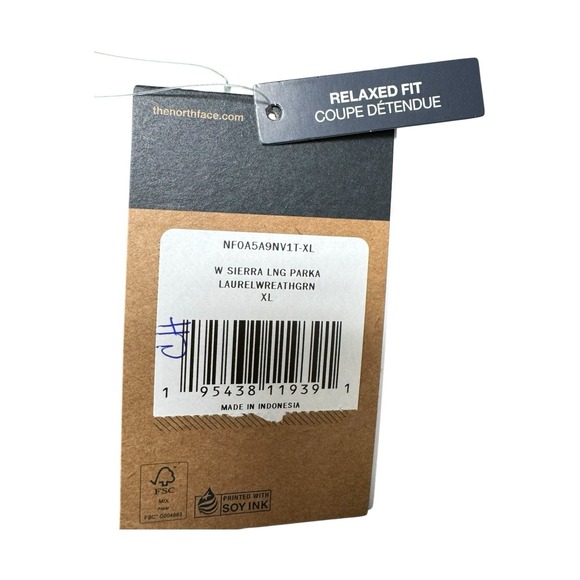 The North Face Sierra Down Long Parka Winter Jacket NFOA5A9NV1T Womens XL - Picture 7 of 8